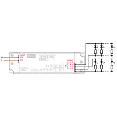75w-24v-LED-muuntaja-HELVAR-asennus