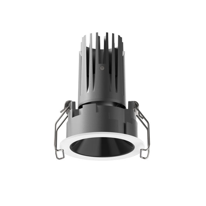 8W GENIE LED-downlight vit/mattsvart 400lm 36°, CRI90 IP20
