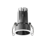 8W GENIE LED-alasvalo valkoinen/mattamusta, tuotekuva