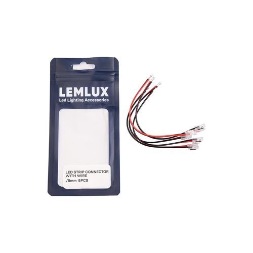 COB 8mm punktlös LED-remskontakt (remsa+kabel 14cm)