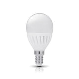 9W E14 LED bulb round 4000K