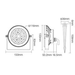 9w-rgb-cct-puutarhavalaisin-ip66-mitat