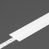 diffuusori A6 LED-profiili, liu'utettavalla läpinäkyvällä kansilla, suojaa LED-nauhaa pölyltä.
