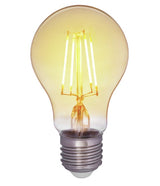 Himmennettävä E27 LED-lamppu 4.5W, pyöreä, amber-kupu, 360lm, 15000h, 60x108mm