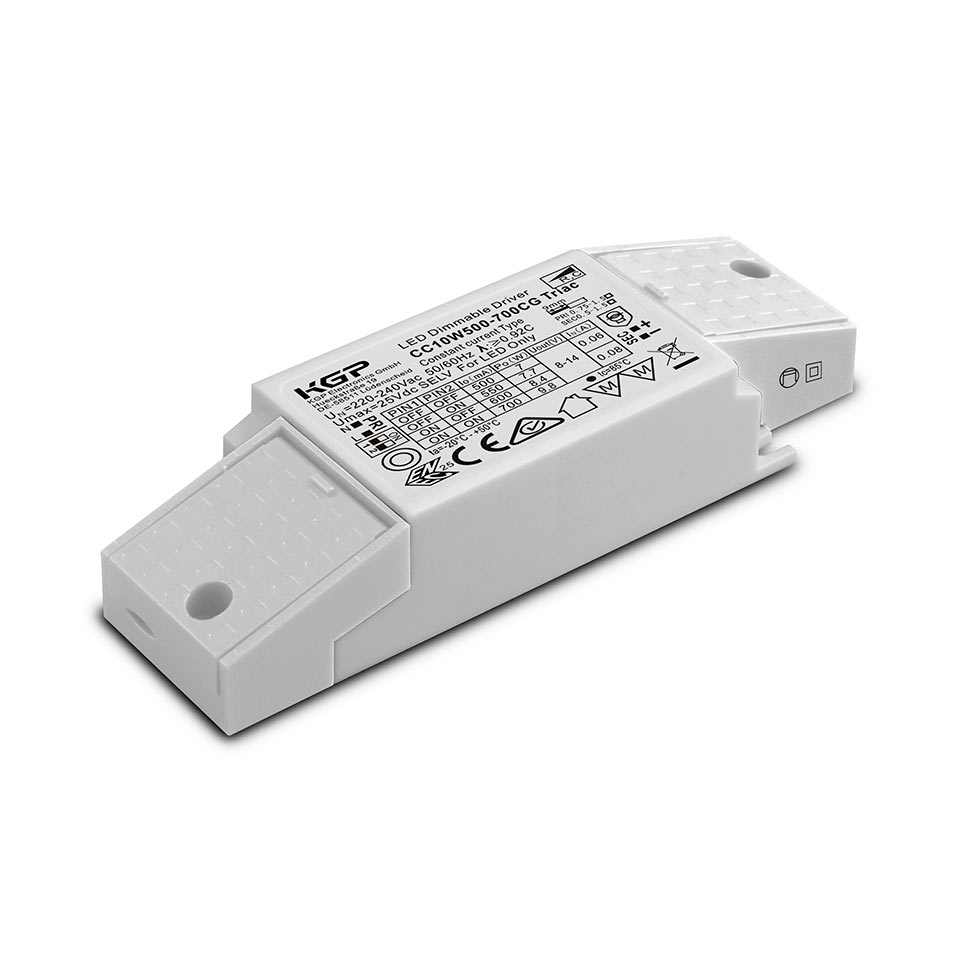 7–10 W TRIAC dimbar konstantströmsströmförsörjning 500 mA–700 mA 8–14 V