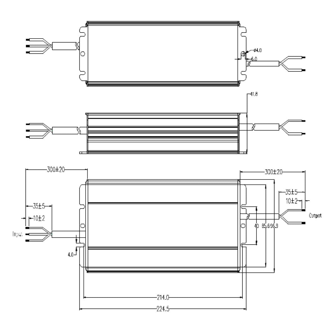 320W 12V, LED-strömförsörjning, GV6-320B012