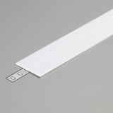 led-diffuusori-2m-kansi suora kansi LED-profiiliin valkoisena