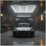 LED HEXLINE 300x516cm hexagon-taklampa