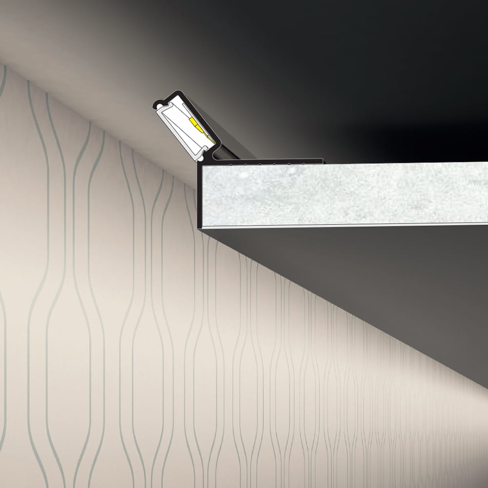 HOHDE12-DOWN-katon-alaslasku-led-profiili-led-nauhalle