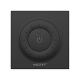 Wireless LED wall controller black, dimming and CCT colour temperature control K3-B - Easy RF 2.4G, black controller image