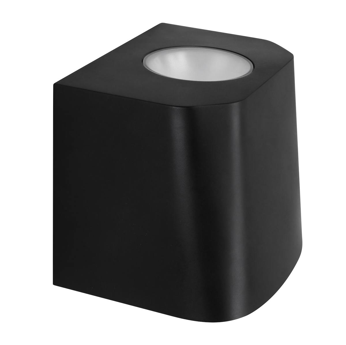 LUMO 12W SVART LED-vägglampa upp/ner 3000K/4000K med sockel, 1200lm IP44