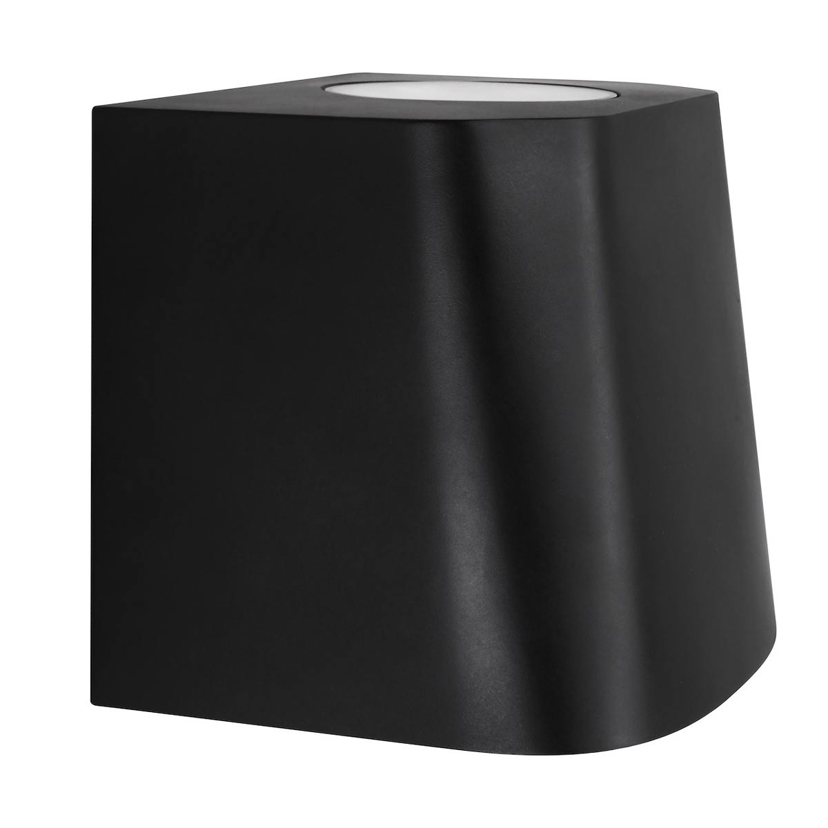 LUMO 12W SVART LED-vägglampa upp/ner 3000K/4000K med sockel, 1200lm IP44