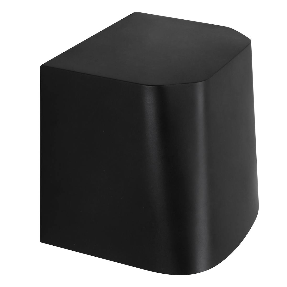 LUMO 8W SVART LED-vägglampa nedåtriktad 3000K/4000K med sockel, 800lm IP44