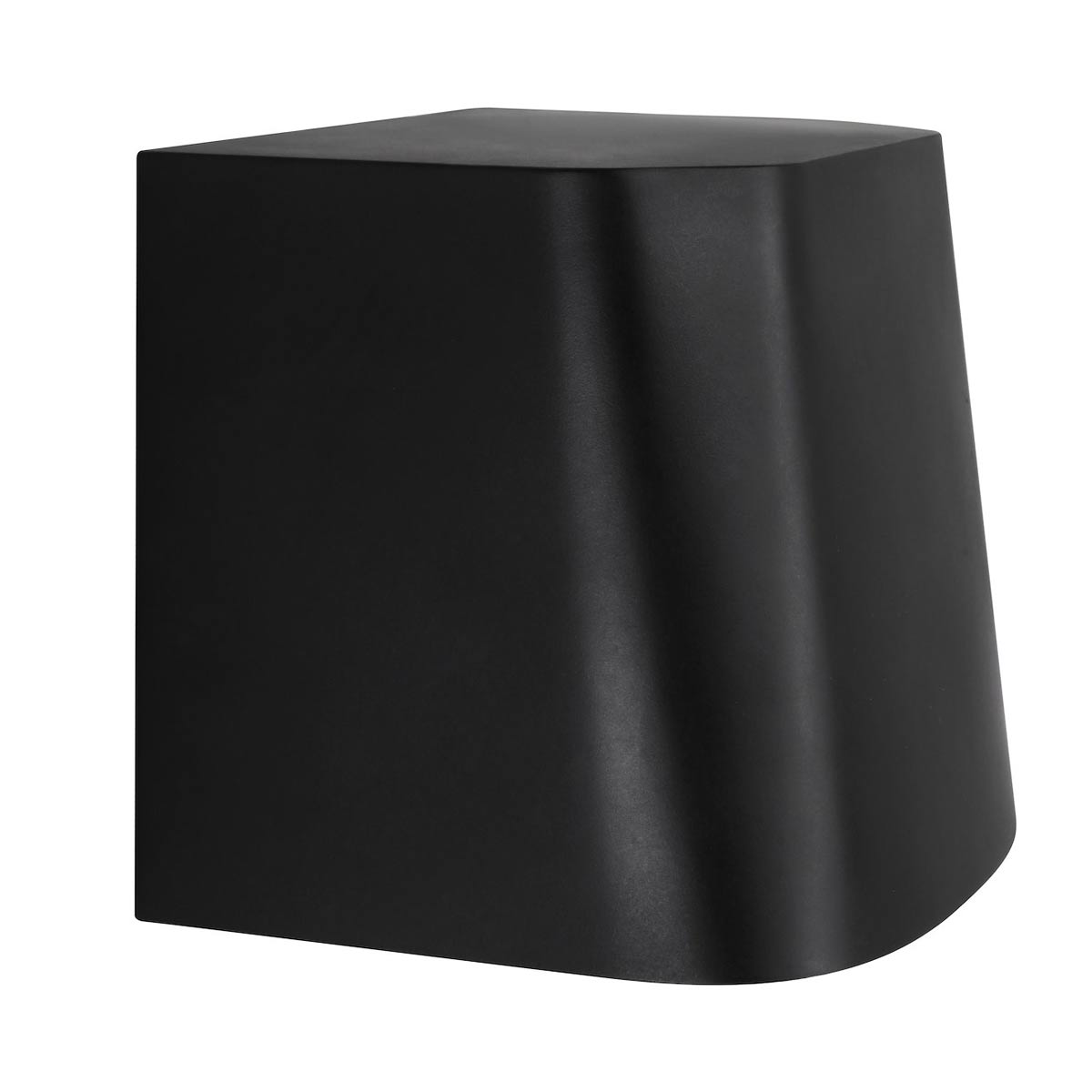 LUMO 8W SVART LED-vägglampa nedåtriktad 3000K/4000K med sockel, 800lm IP44