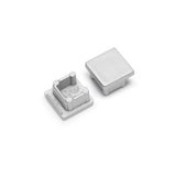 MINI10 LED-profiilin päätypalat, sisältää kaksi kestävää muovista osaa, saatavilla eri väreissä.