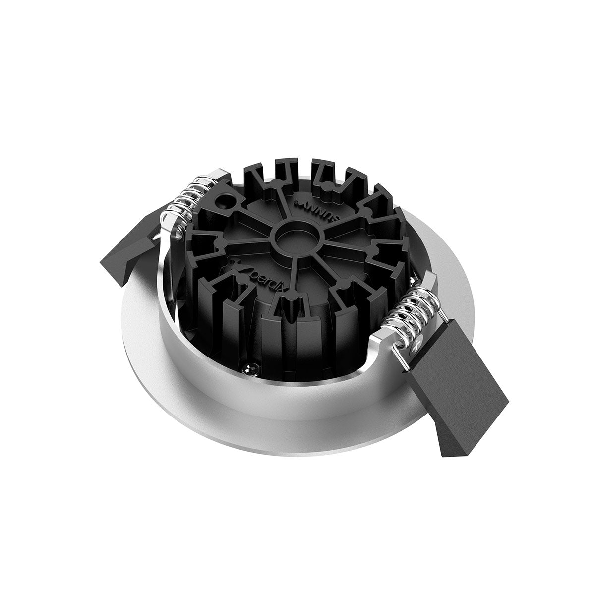 8W LED-downlight SUNNY® CIRCLE ADJUST borstat stål, ~800lm, CRI>90, IP65, dimbar