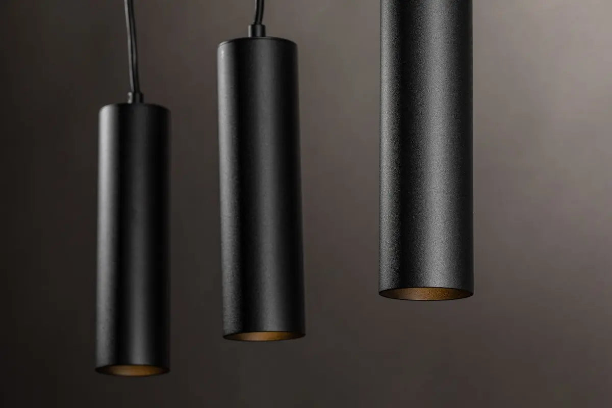 TRESOS 2 LED-riippuvalaisin musta 3 x GU10