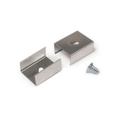 Säädettävä kiinnitysklipsi LED-profiilille, sisältää kaksi klipsiä ja yhteensopivat ruuvit.