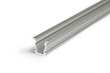 UPPO10 LED-profiili 2m, syvä alumiinilista led-nauhalle ja rimakattoasennukseen.
