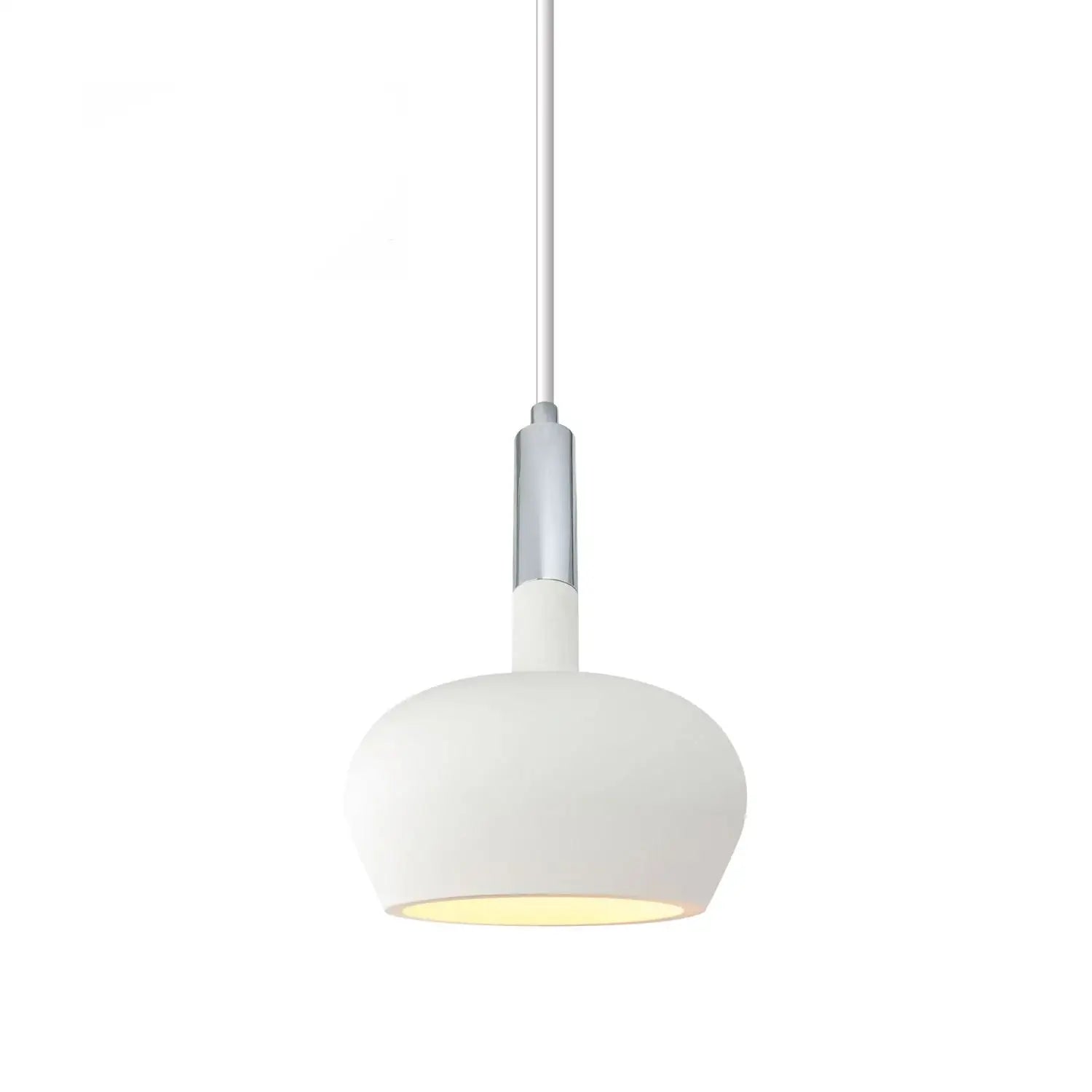 Pendellampa CASA, gips/metall