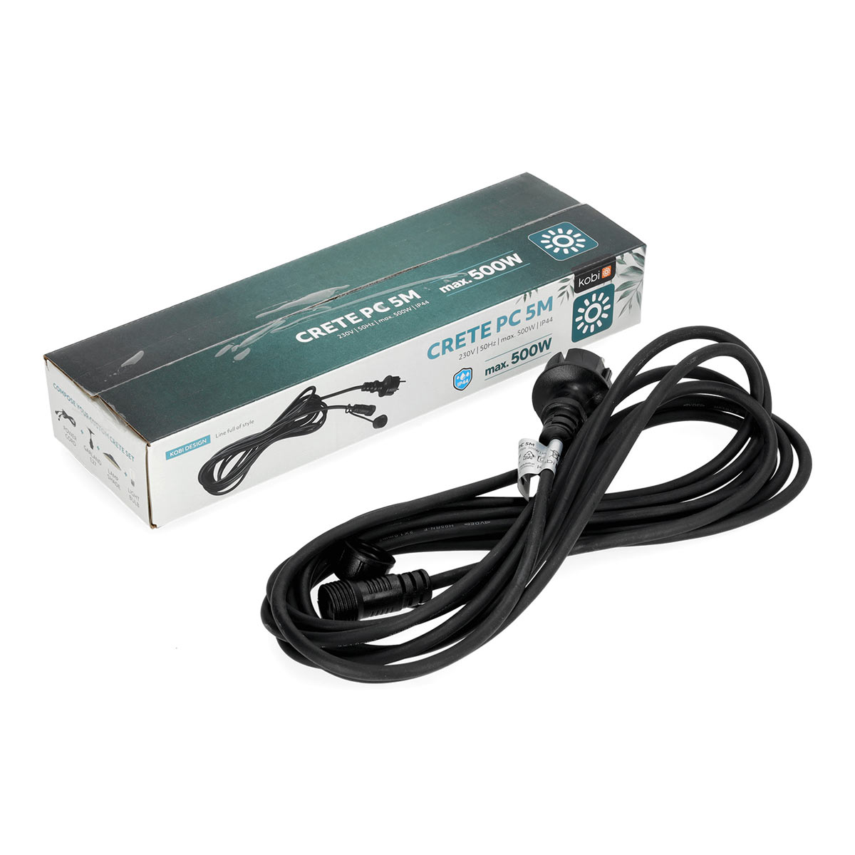 CRETE LED-5m connection cable with plug, IP44