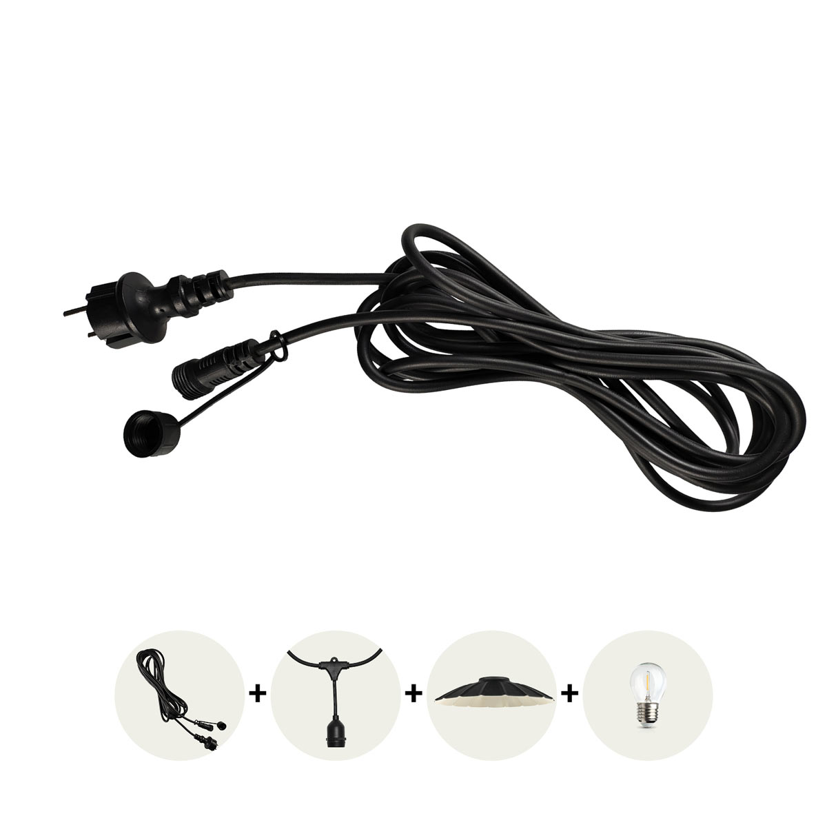 CRETE LED-5m connection cable with plug, IP44