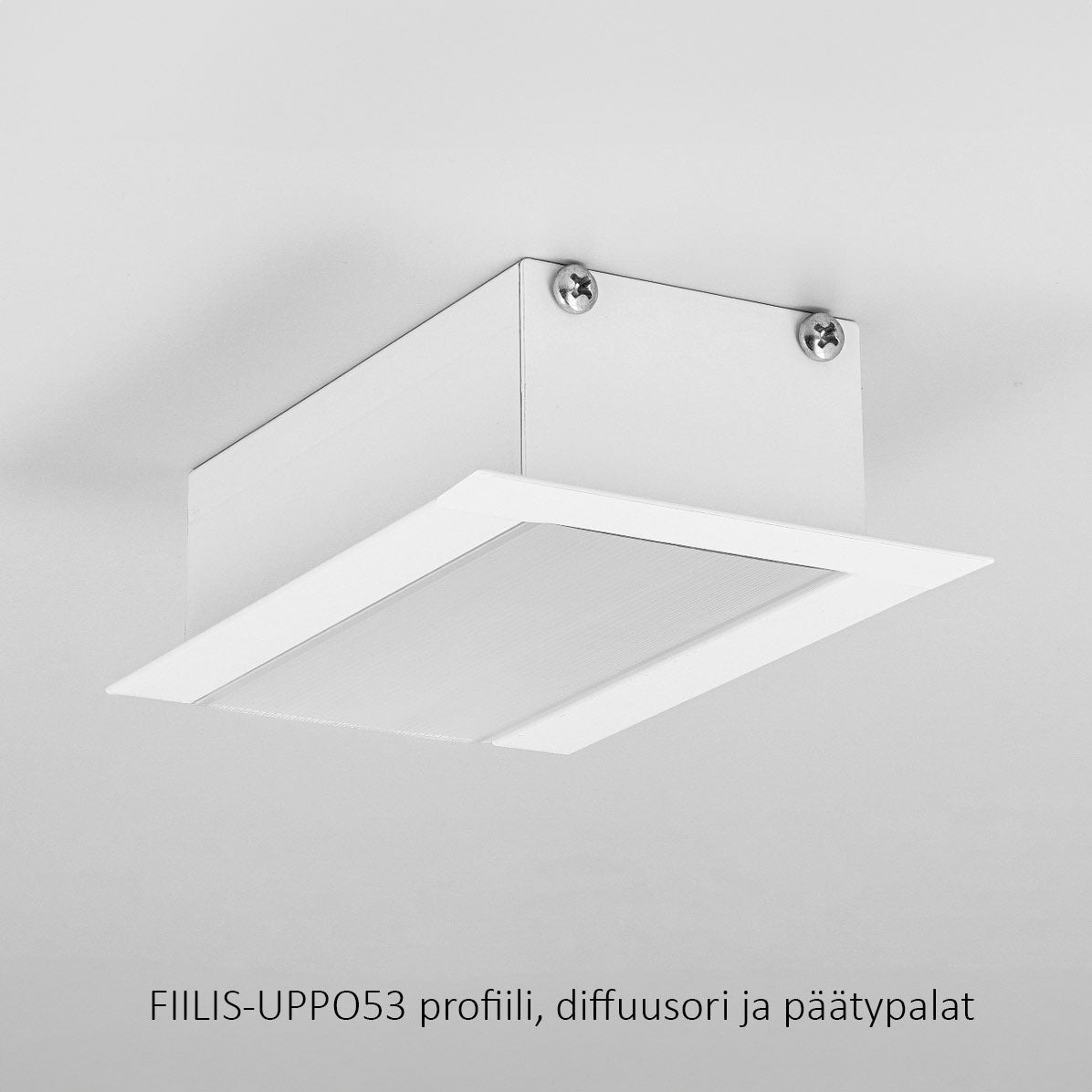 FIILIS-UPPO53 LED-profil, infälld stor profil, 2000 mm