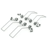 Kiinnitysjouset FIILIS-UPPO53 profiilille 4kpl metalliset kiinnitysjouset ja ruuvit LED-profiilin asennukseen.