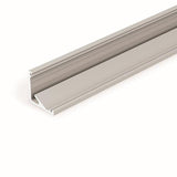 KAAPPI12 LED-kulmaprofiili 2m, muotoiltu alumiiniprofiili LED-valojen asentamiseen.