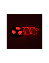 Kosteussuojattu punainen neon LED-valonauha 0612, 12W/m, IP65, 5m rullalla.