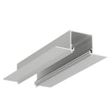 LINJA-UPPO20 trimmeless LED-profiili 2m alumiinilista ilman kehystä, valaisinprofiili
