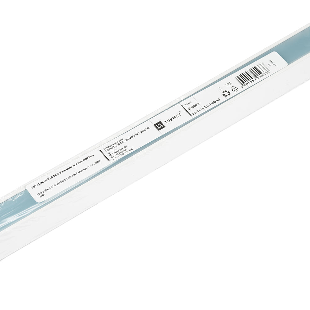 LINJA20 LED-profilset vit, 2m