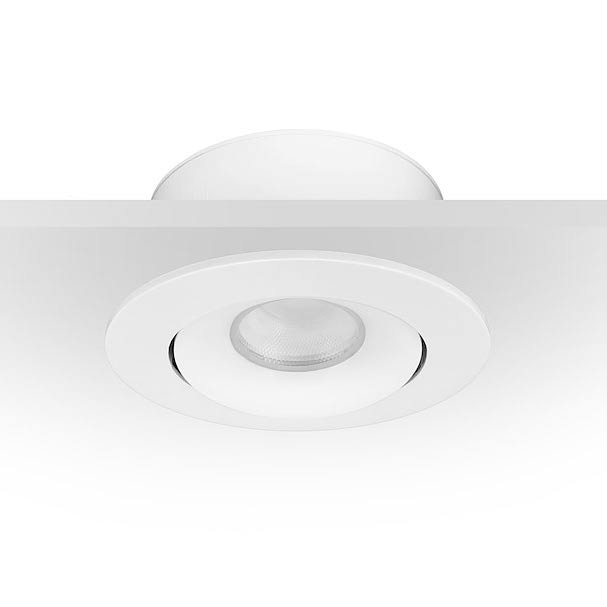 7W LED-alasvalo MD-95 valkoinen, 2700/3000/4000K, 60°, ~640lm, CRI>95, IP44, himmennettävä