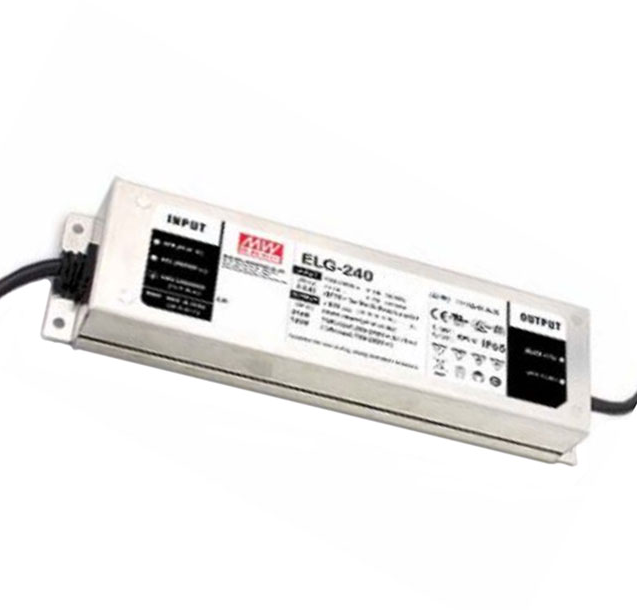 Mean Well ELG-240-24B 24V LED power supply IP67 for efficient lighting solutions.