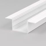 MONI30-05 ISO LED-profiili, uppoasennettava syvä TRIMLESS, mustana