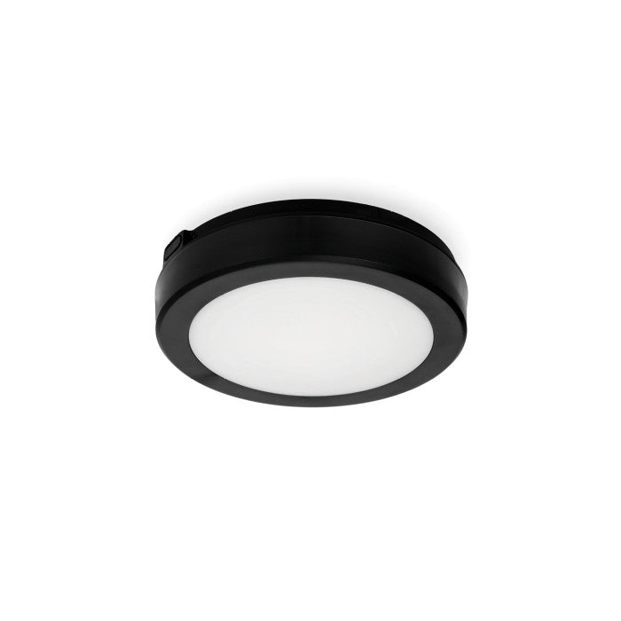 LED-lampa NAIROS G2 SVART 12W 3000/4000/6500K Ø200mm 1140lm IP65