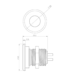 niviss-2w-ground-nano-pyöreä-mitat