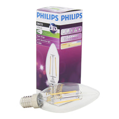 Philips DECO 2,3W 2700K E14 LED-lamppu, kynttilänmuotoinen, lämmin valonsävy, energiatehokas