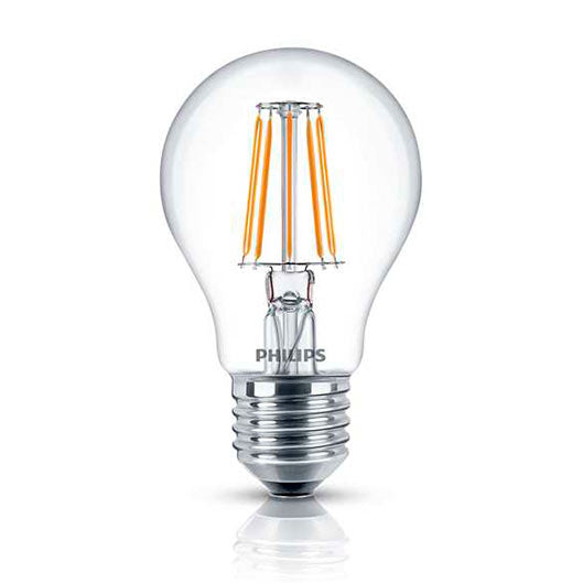 E27 2700K LED-lamppu Philips DECO, 3.4W energiatehokas lamppu lämminvalolla.