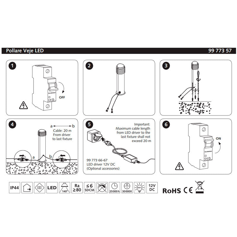 piha-12v-led-pollari-valaisin-asennus