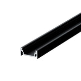 PINTA10.v2 LED-profiili 2m 2023 malli, moderni musta alumiinilista LED-nauhoille.