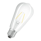 Osram E27 LED-lamppu 2700K, tyylikäs ja energiatehokas vaihtoehto hehkulampulle.