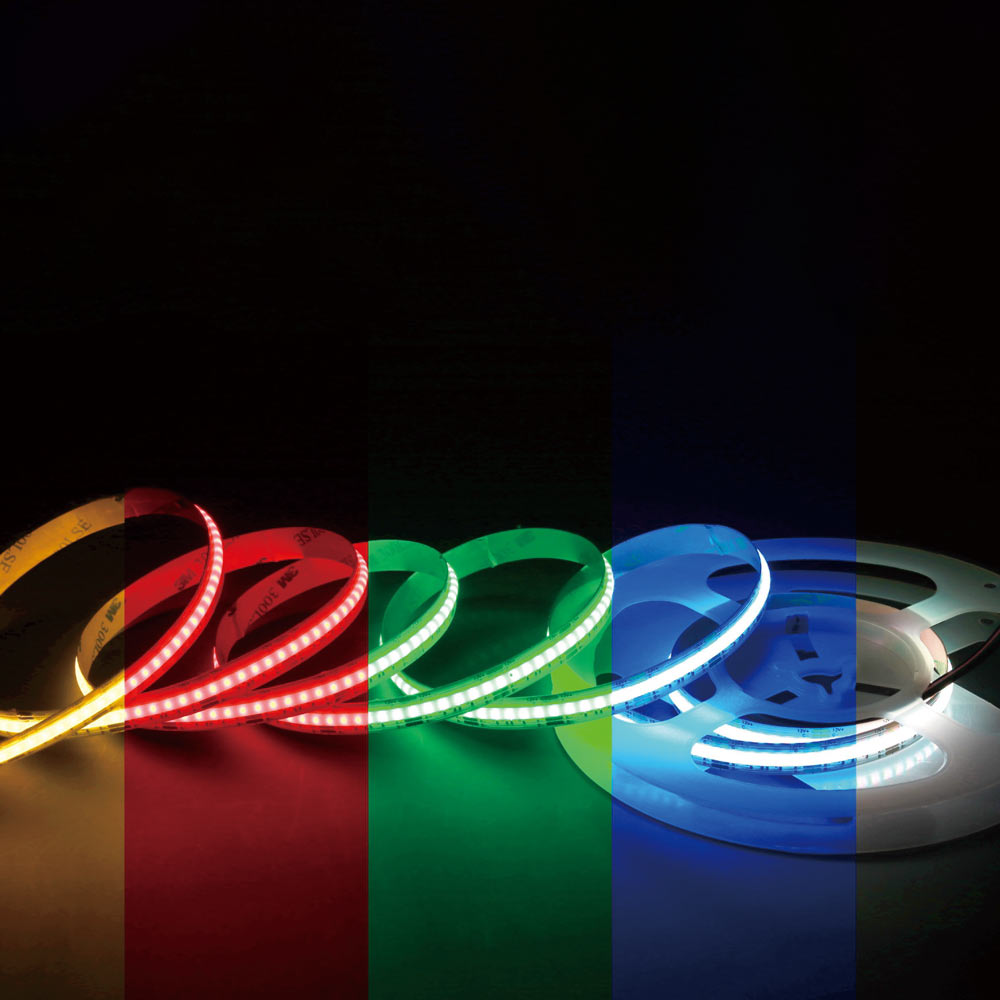 15W/m 12V RGB COB LED-remsa IP20