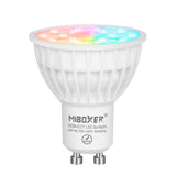 Äly GU10 RGB LED-polttimo, säädettävä väri ja lämpötila, 4W, Miboxer, RGB+CCT LED-polttimo