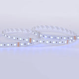 RGBW LED-nauha 19,2W 24V, 5m tehokas sisäkäyttöön, IP20, 60 lediä metrillä, liitosjohdot kummassakin päässä.
