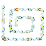 12W LED-valonauha 24V joustava S-tyyppinen 5m nauha, 1100lm/m LED-valot
