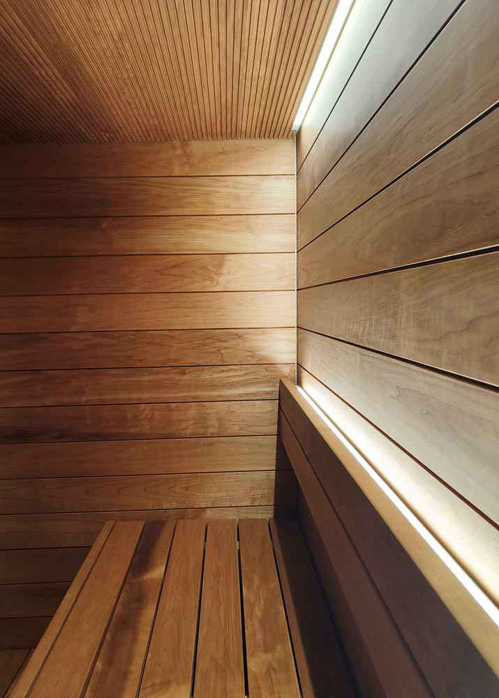 2,5m SAUNA LED-valaistuspaketti - sis. 2,5m SAUNA LED-nauha ja 35W 24V IP67 muuntaja ON/OFF