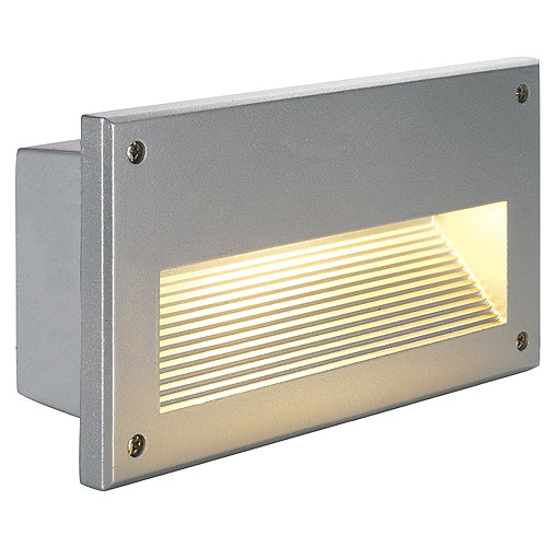 LED-vägglampa BRICK DOWNUNDER IP44, för E14-glödlampa