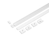 SUORA12 LED-profiilisetti valkoinen, osat ja komponentit valaistusratkaisuihin, alumiiniprofiili, 2 metriä.
