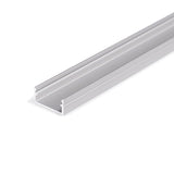 pinta-asennettava LED-profiili 2m alumiini, mitat 14,4mm x 6,6mm, monikäyttöinen valaistukseen
